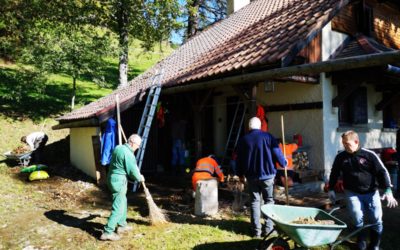 Travaux d’automne au chalet (03.10.2020)